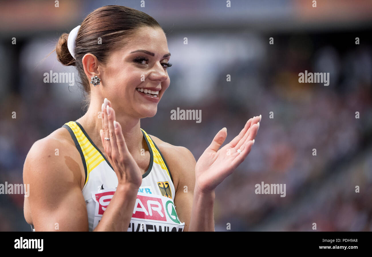 Berlin, Germany. 09th Aug, 2018. Athletics, European Athletics