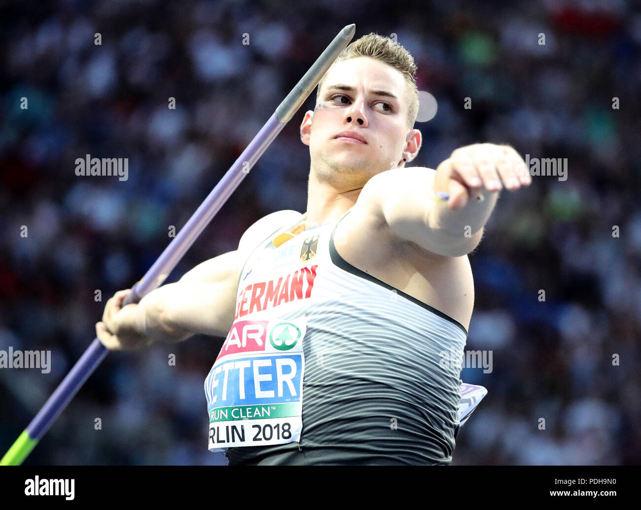 Berlin, Germany. 09th Aug, 2018. Athletics, European Athletics Championships, Olympic Stadium