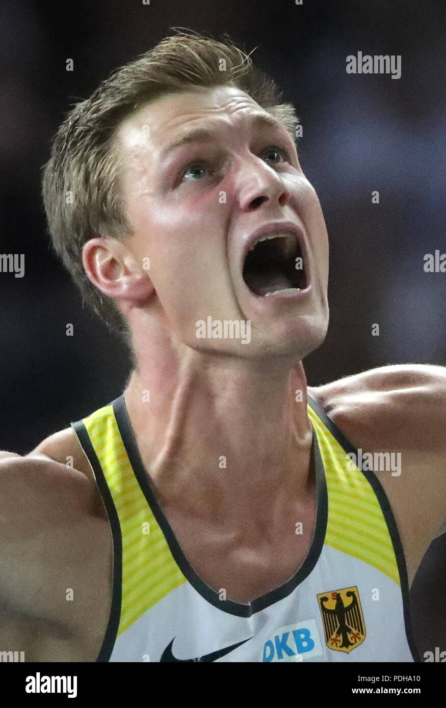 Berlin, Germany. 09th Aug, 2018. Track and Field, European Championships in the Olympic Stadium