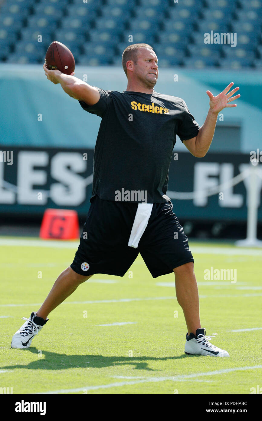 August 9, 2018: Pittsburgh Steelers quarterback Ben Roethlisberger (7 ...