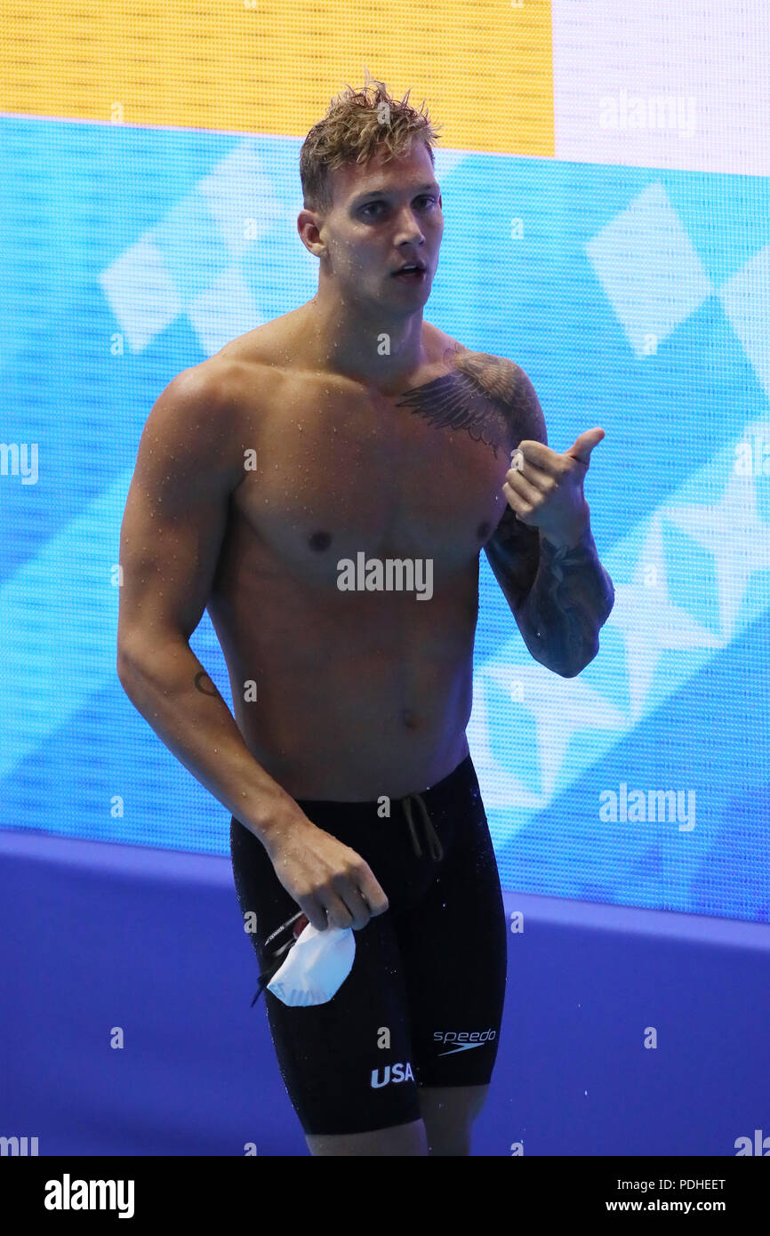 Tokyo Japan 10th Aug 2018 Caeleb Dressel Usa Swimming 2018 Pan Pacific Swimming Championships Men S 100m Freestyle Heat At The Tatsumi International Swimming Center In Tokyo Japan Credit Yohei Osada Aflo