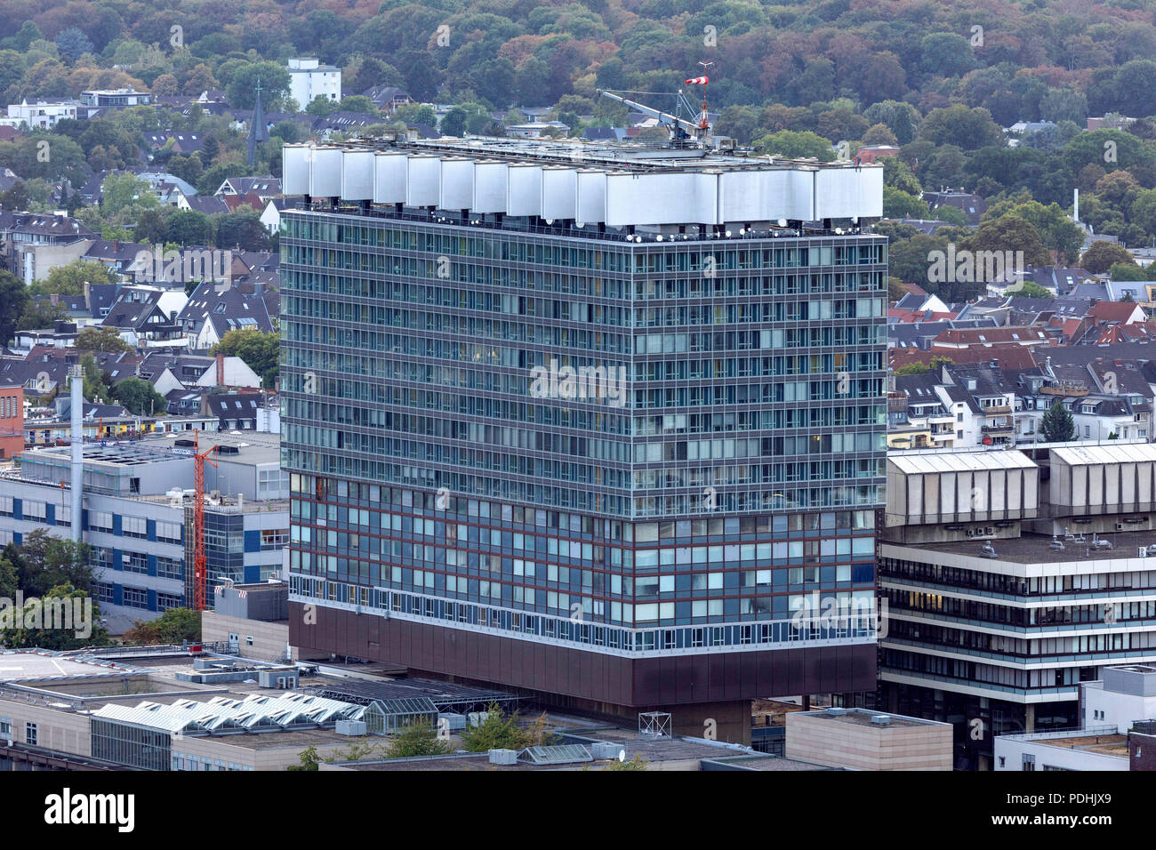 Cologne, Deutschland. 09th Aug, 2018. The ward house of the University Hospital Koln. Koln, 09.