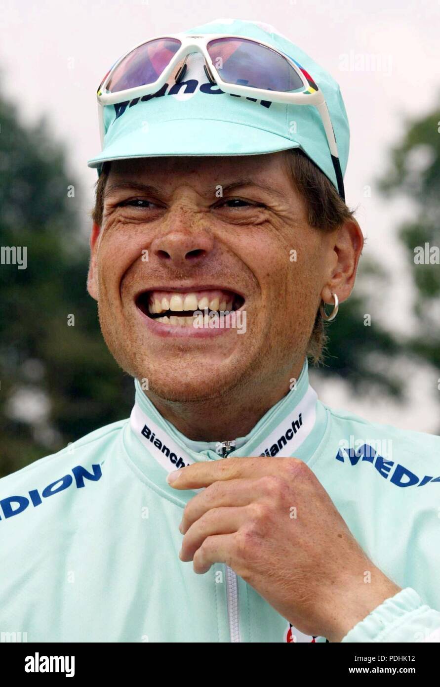 Paris, France. 3rd July, 2003. (dpa) - German cyclist Jan Ullrich 