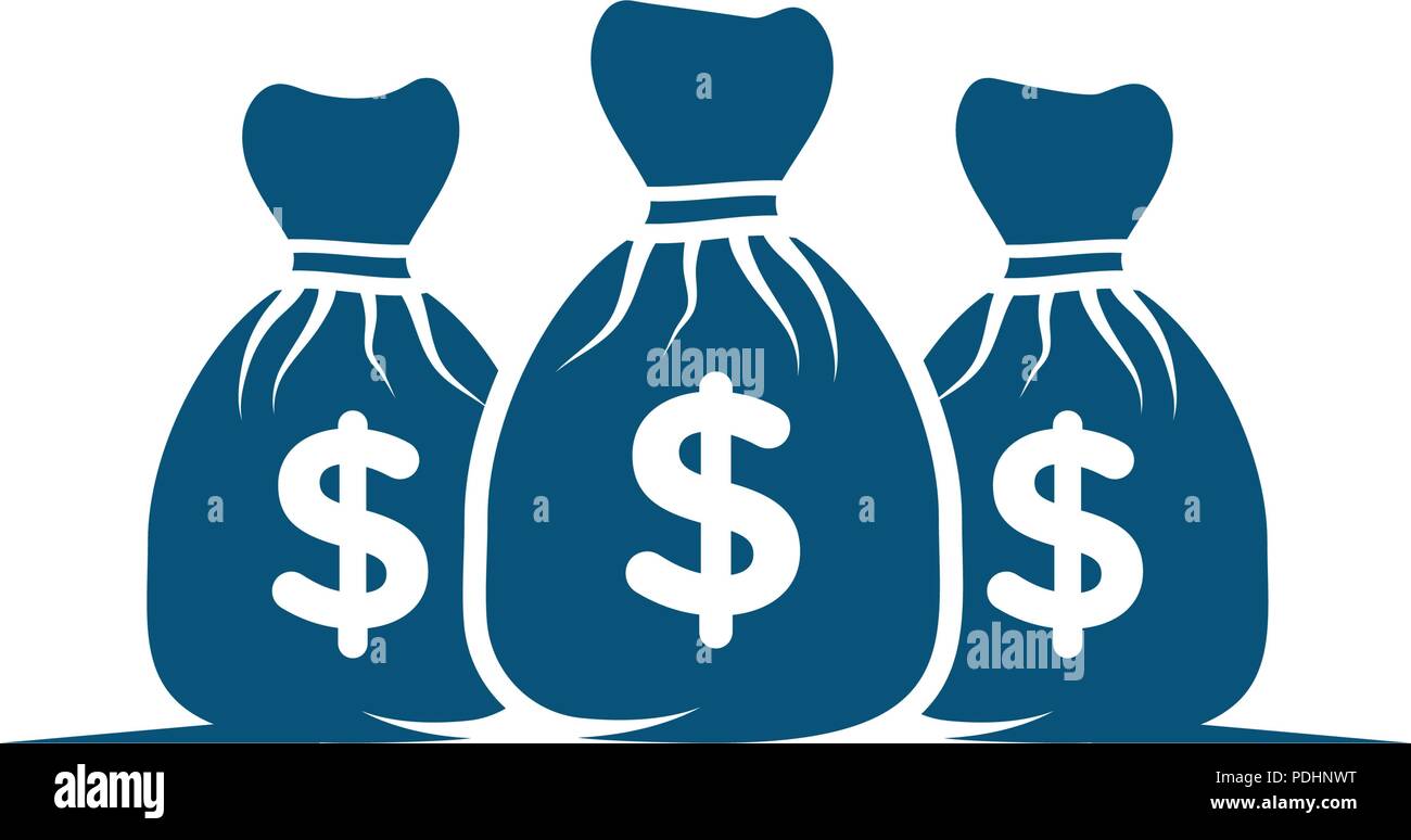 Money Bag icon Template vector illustration design Stock Vector Image ...