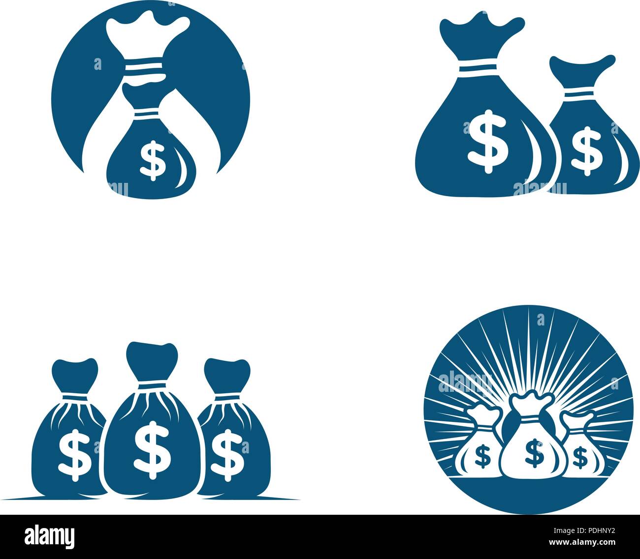 Money Bag icon Template vector illustration design Stock Vector Image ...