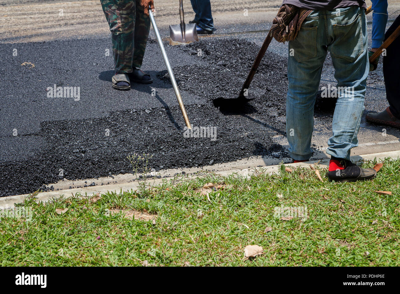 Bituminous paver hi-res stock photography and images - Alamy
