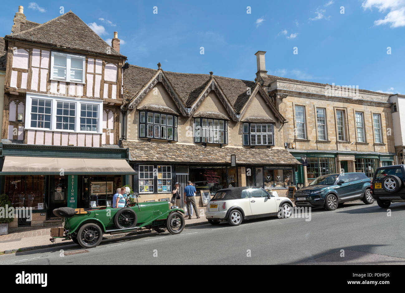 Oxfordshire town of Burford, England, UK. Popular tourist attraction