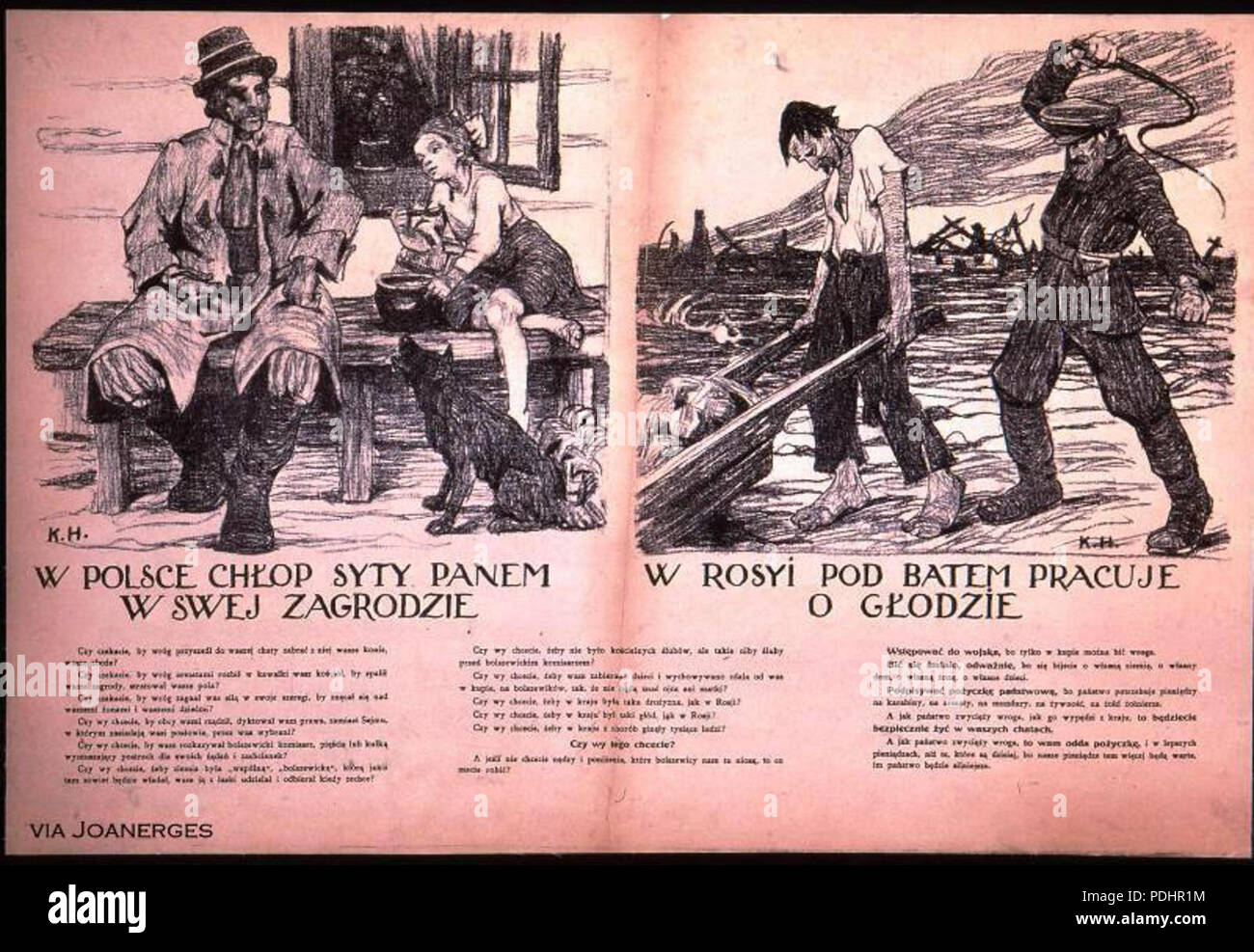 267 Polish-soviet propaganda poster 13 Stock Photo - Alamy