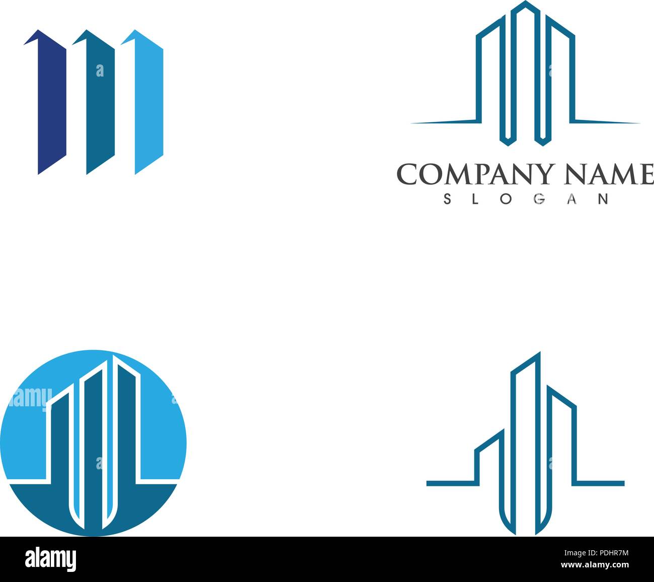 Real Estate , Property and Construction Logo design Stock Vector Image ...