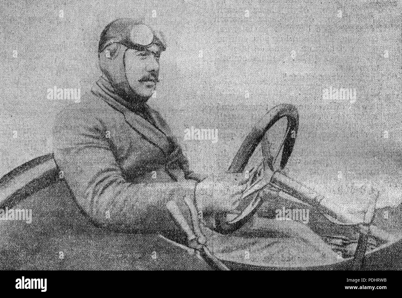 279 René Thomas, vainqueur de l'Indy 500 1914 Stock Photo