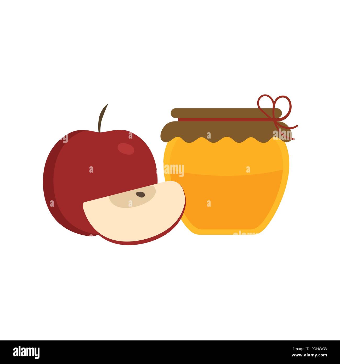 Apples And Honey Clipart