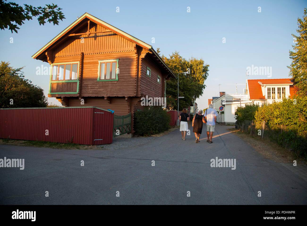 ÖREGRUND Uppland summer house in Bavarian archtecture 2018 Stock Photo