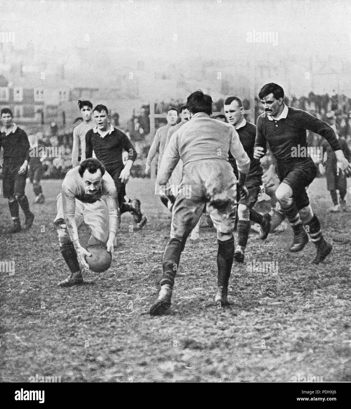 24 Wales france rugby 1908 Stock Photo Alamy