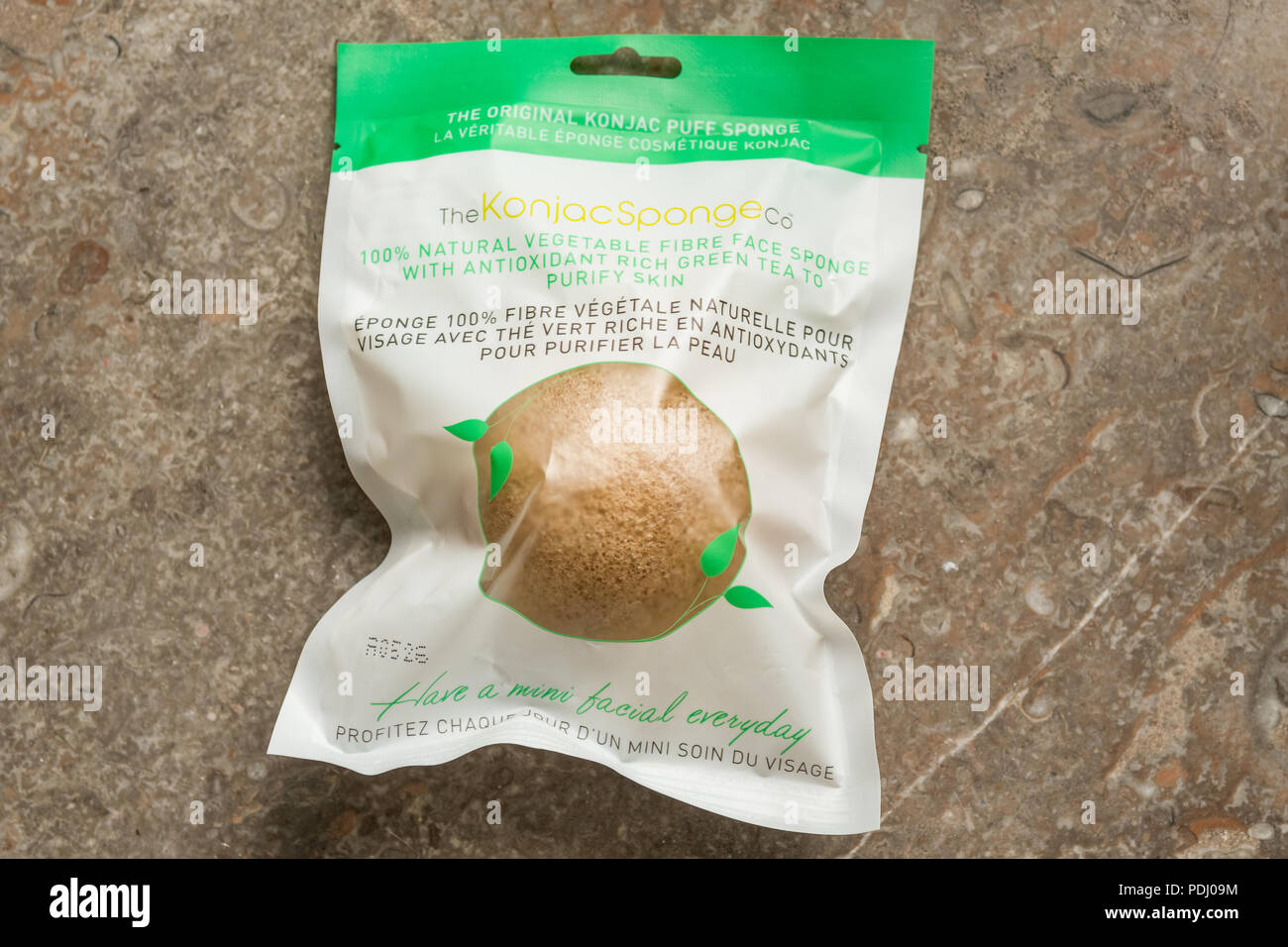 Konjac sponge eco friendly plant fibre beauty product Stock Photo Alamy