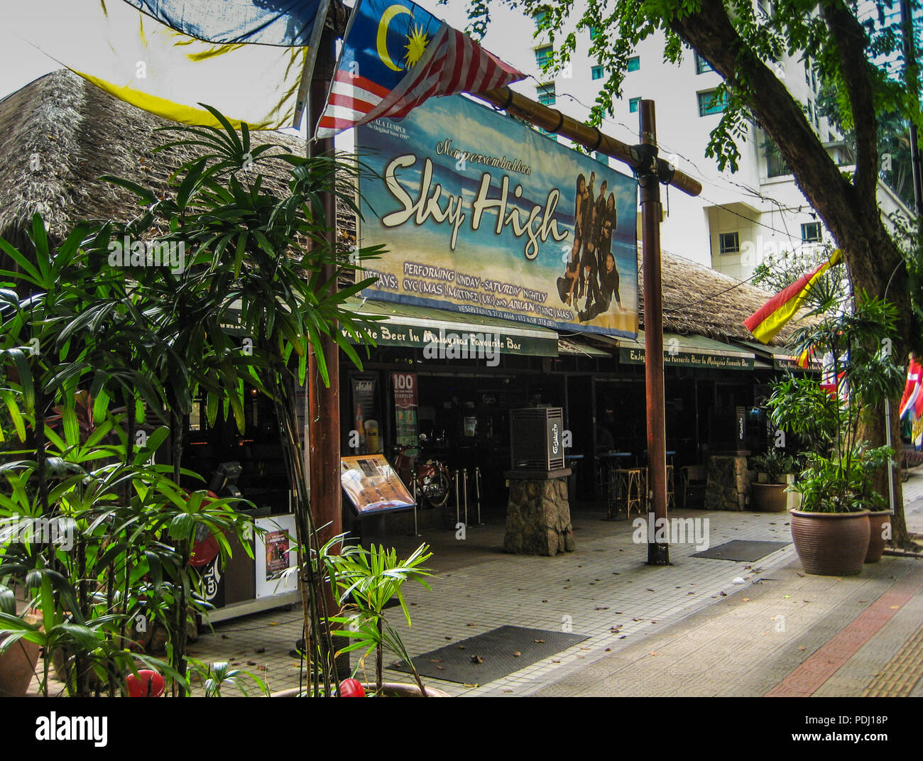 Bars And Restaurant Area On Jalan P Ramlee Kuala Lumpur City Centre Klcc Malaysia Stock Photo Alamy