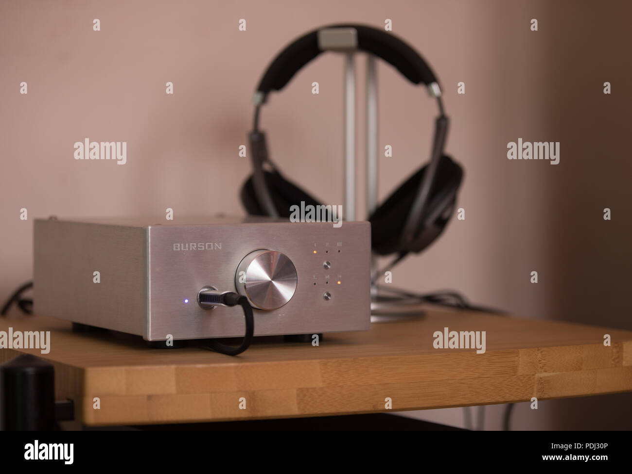 Audiophile headphone amp Stock Photo Alamy