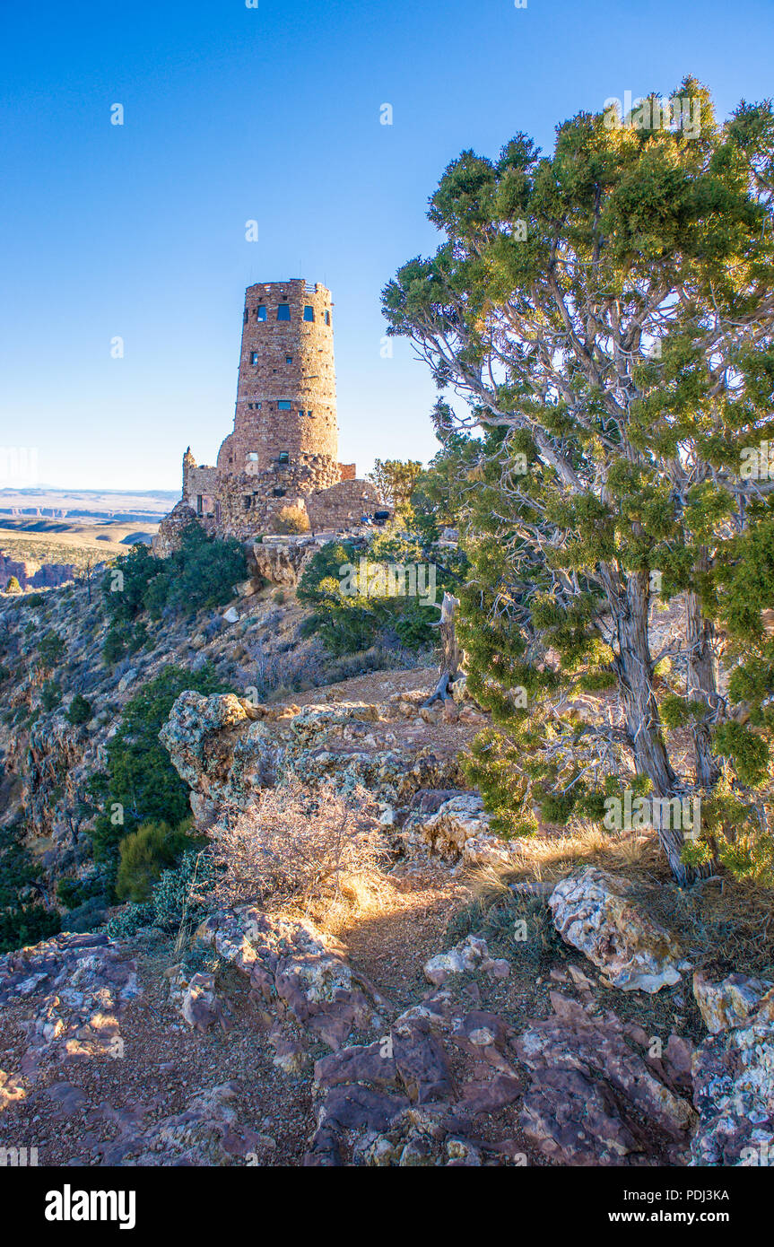 Desert view watchtower interior hi-res stock photography and images - Alamy