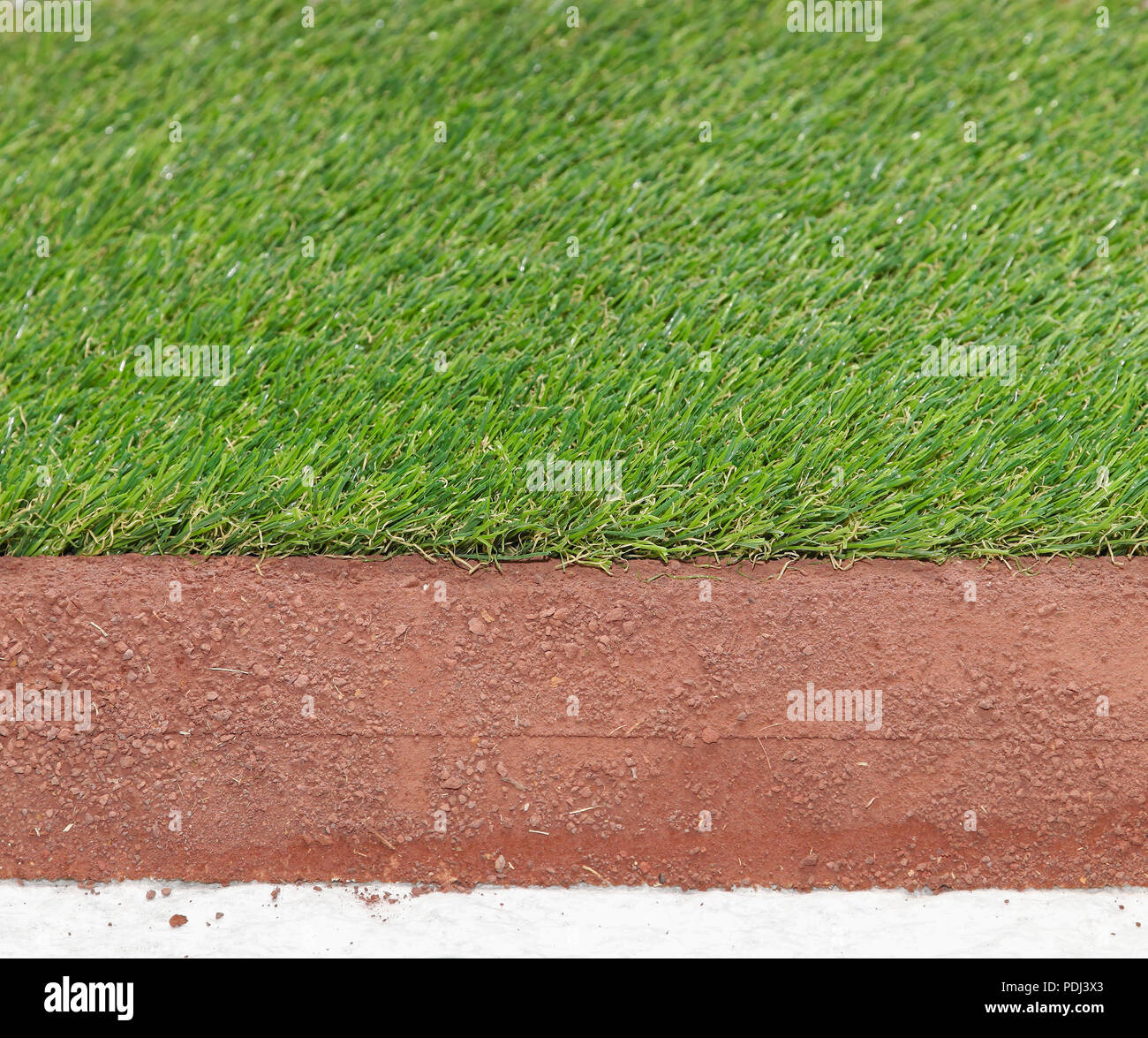 Layers of artificial synthetic grass for sports fields Stock Photo Alamy