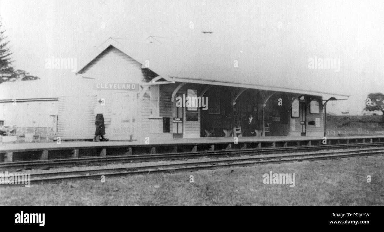 34 Cleveland Central railway station 1890 Stock Photo Alamy