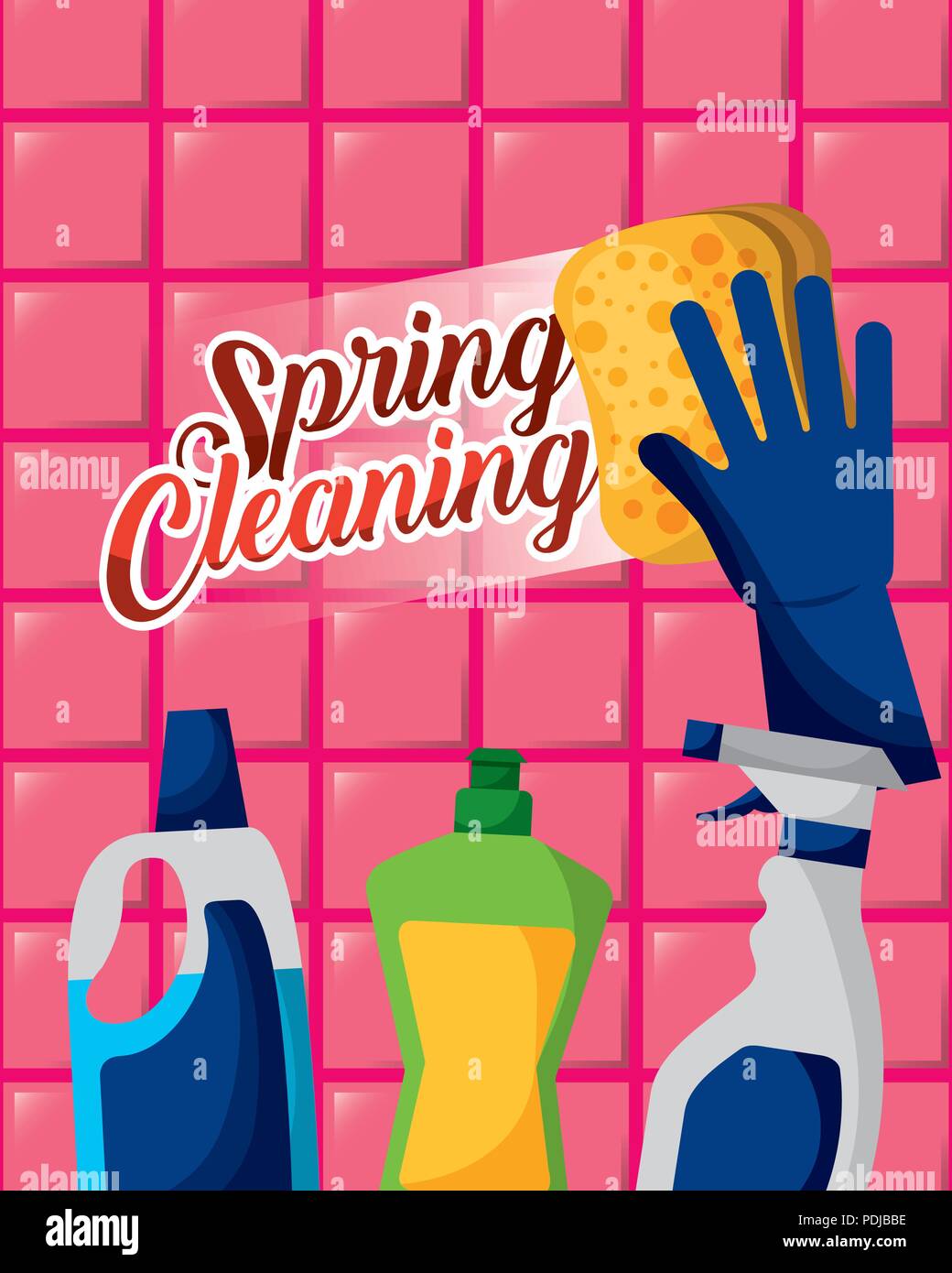 spring cleaning concept Stock Vector Image & Art Alamy
