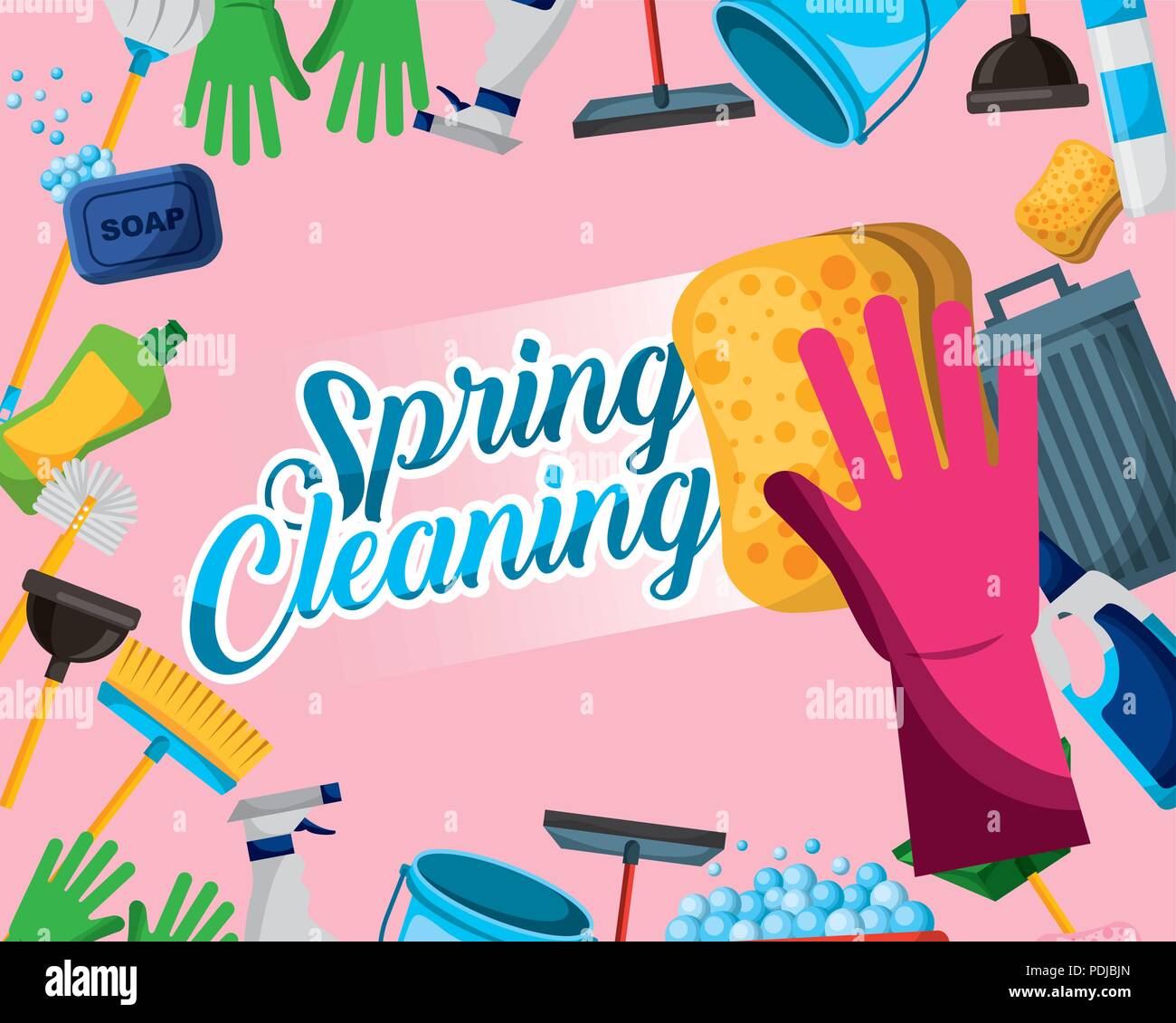 spring cleaning concept Stock Vector Image & Art Alamy