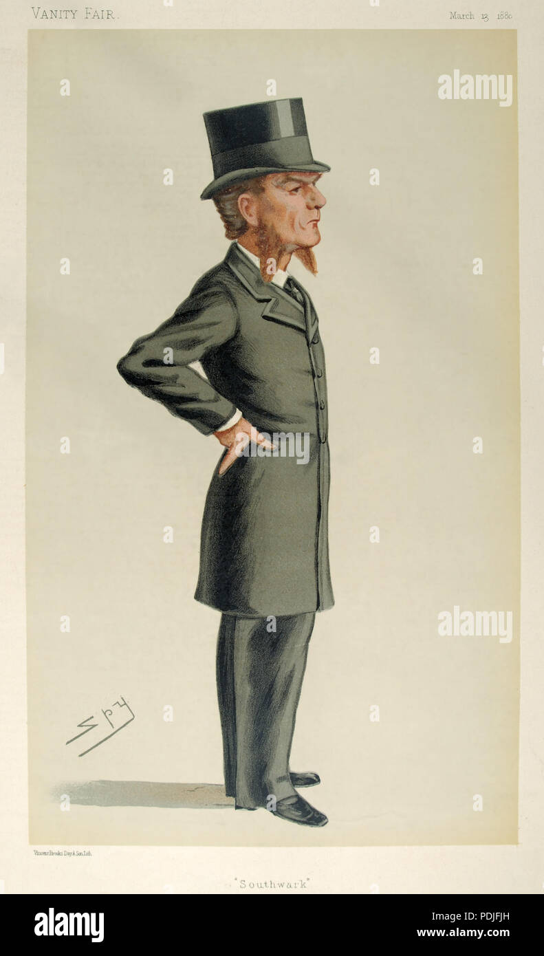 7 Edward George Clarke, Vanity Fair, 1880-03-13 Stock Photo