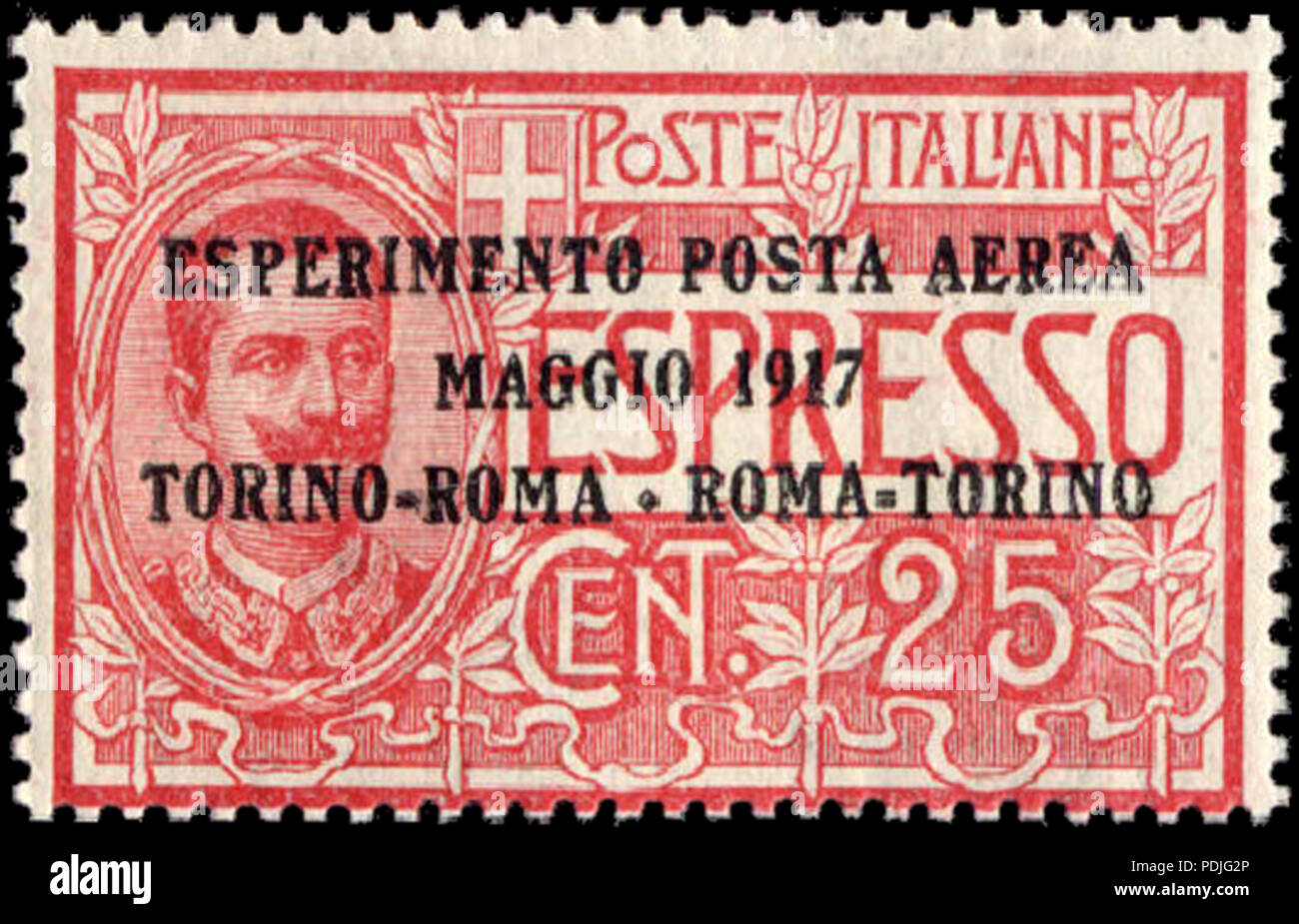 Italian stamp air mail hi-res stock photography and images - Alamy