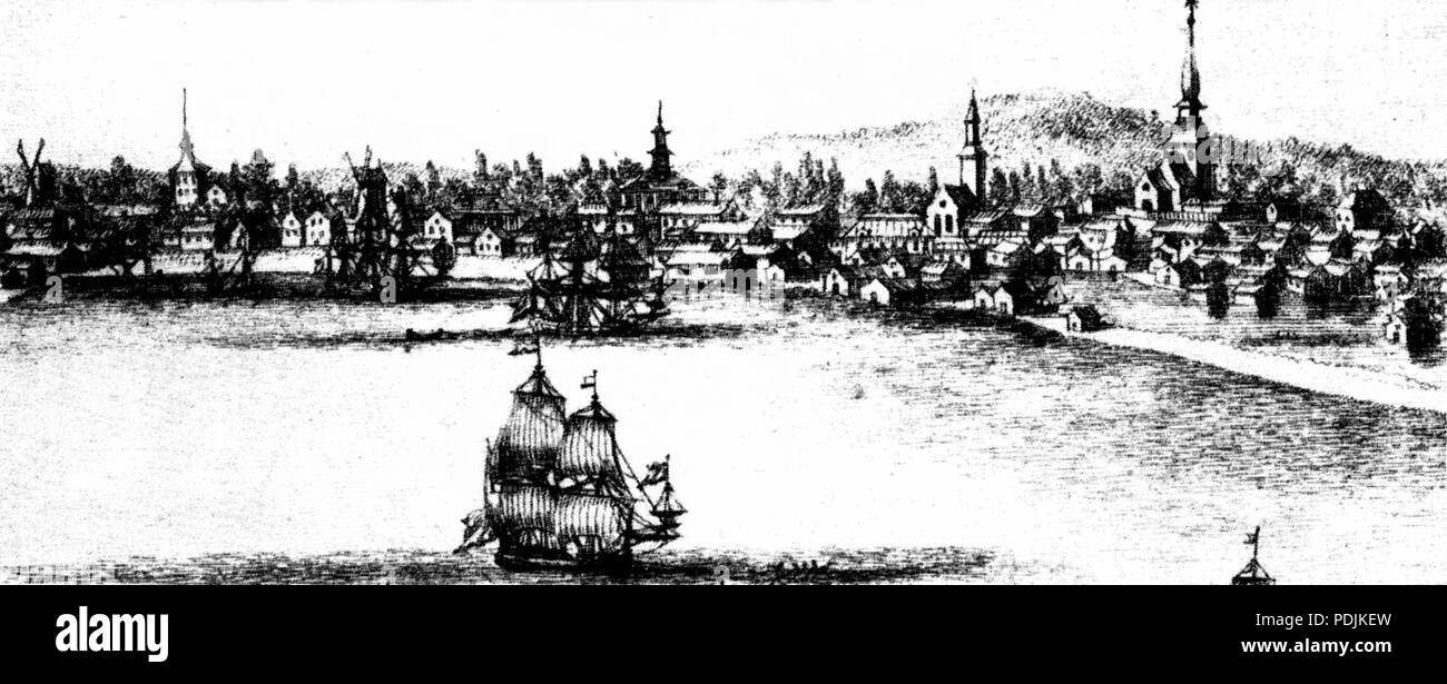 373 Västervik 17th century Stock Photo