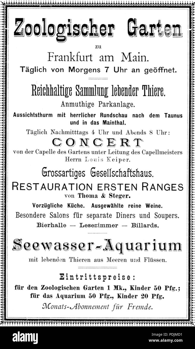 Zoo Frankfurt High Resolution Stock Photography And Images Alamy