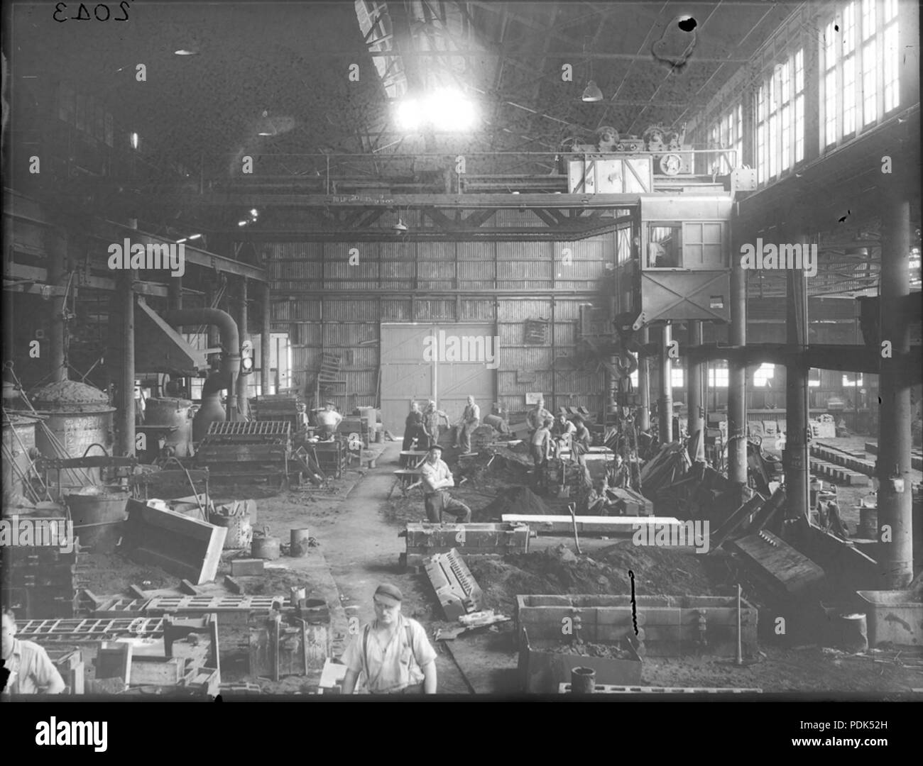 Iron foundry Black and White Stock Photos & Images Alamy