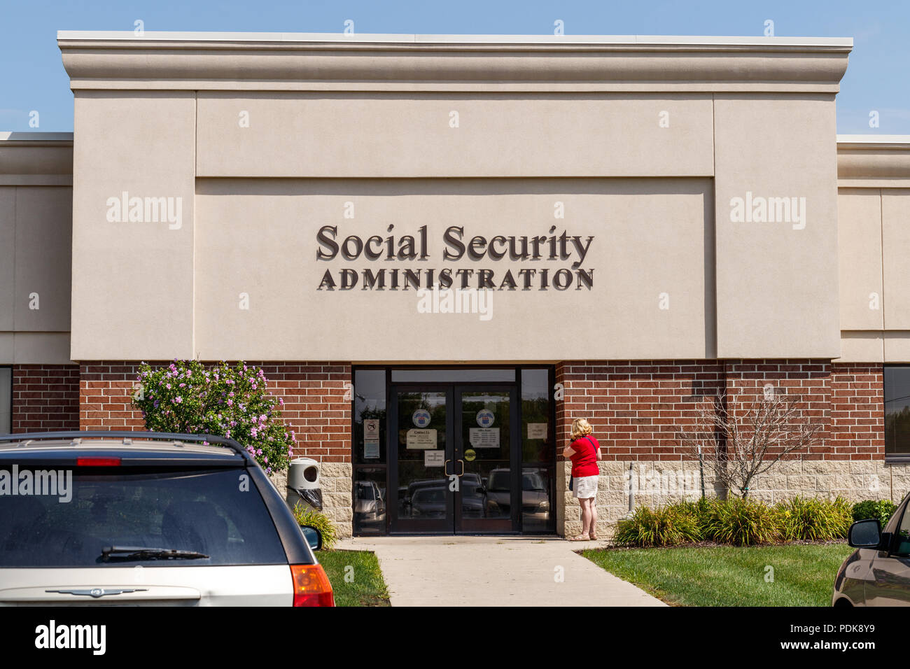 Fort Wayne Circa August 2018 Local Branch of the Social Security
