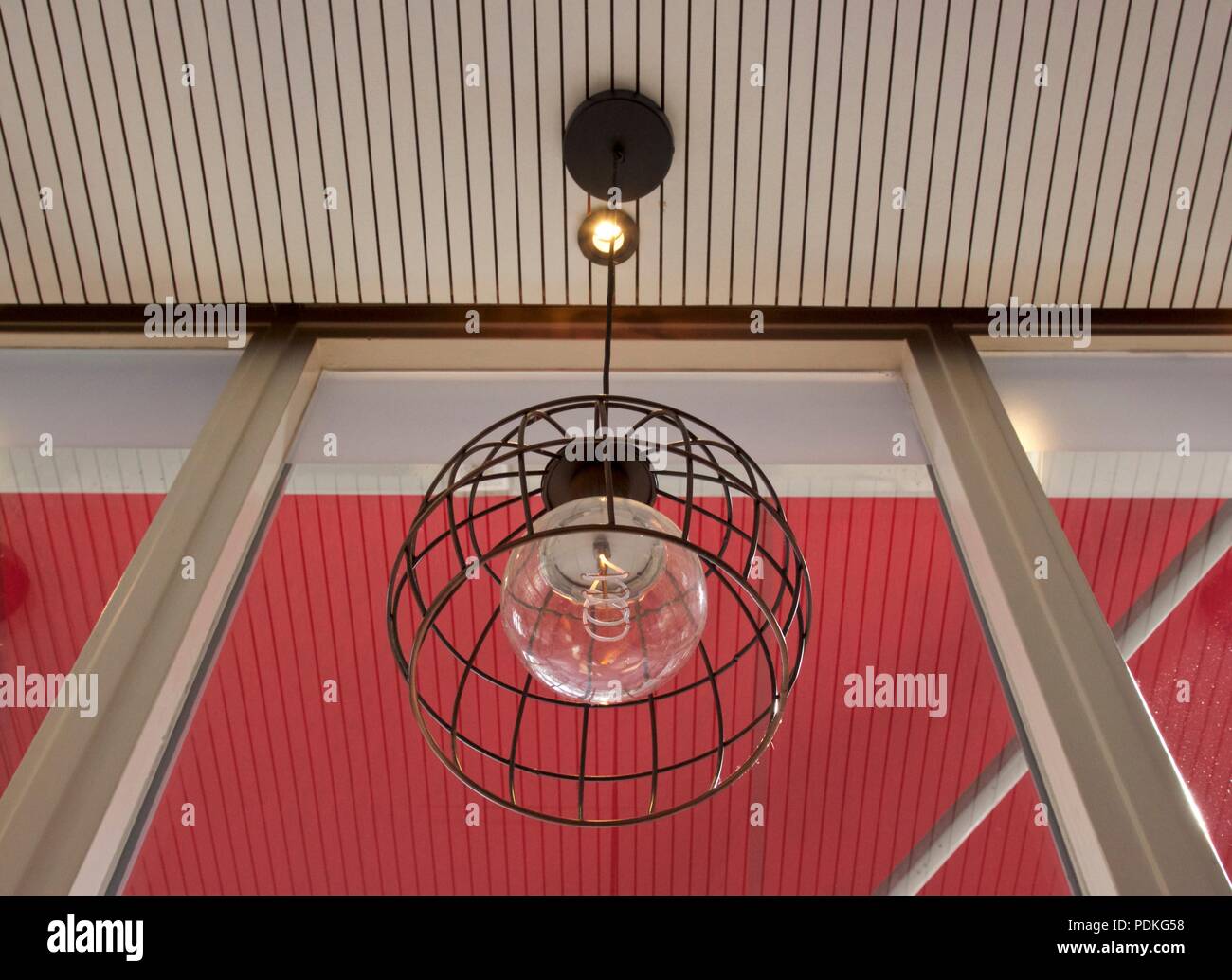 Light bulb hanging from ceiling hires stock photography and images Alamy