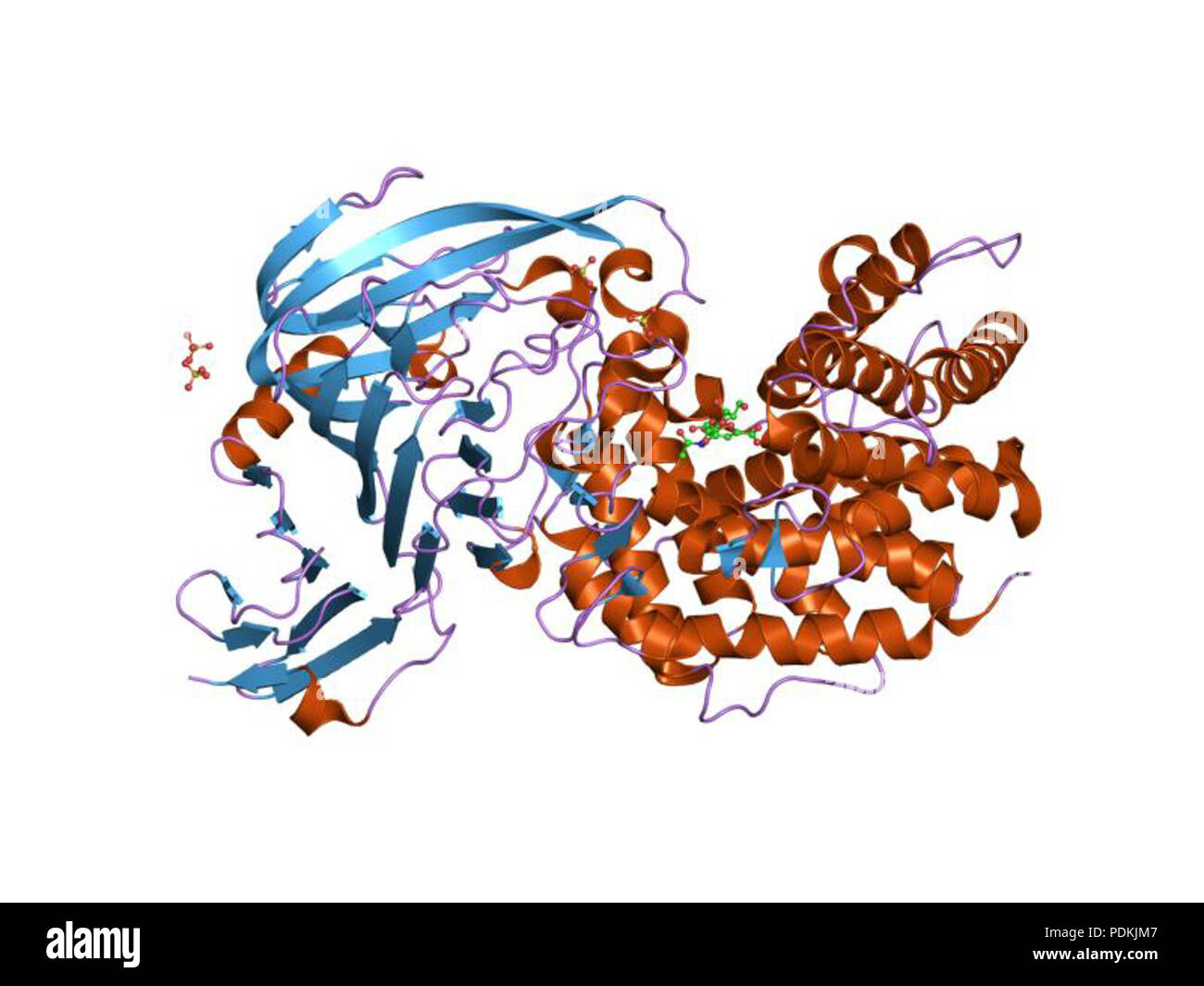 89 PDB 1ojm EBI Stock Photo