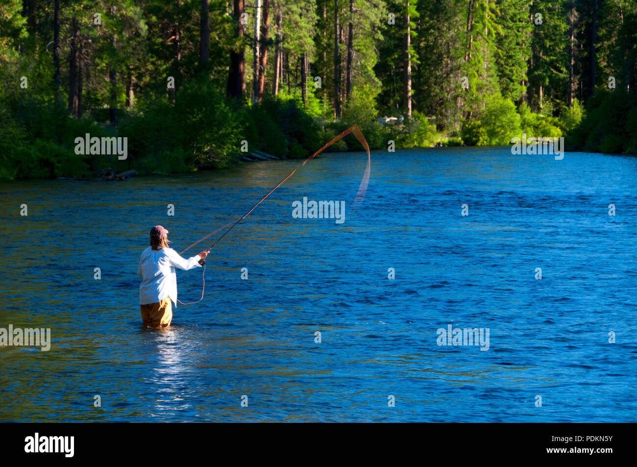 Flyfishing, Metolius Wild & Scenic River, Deschutes National Forest