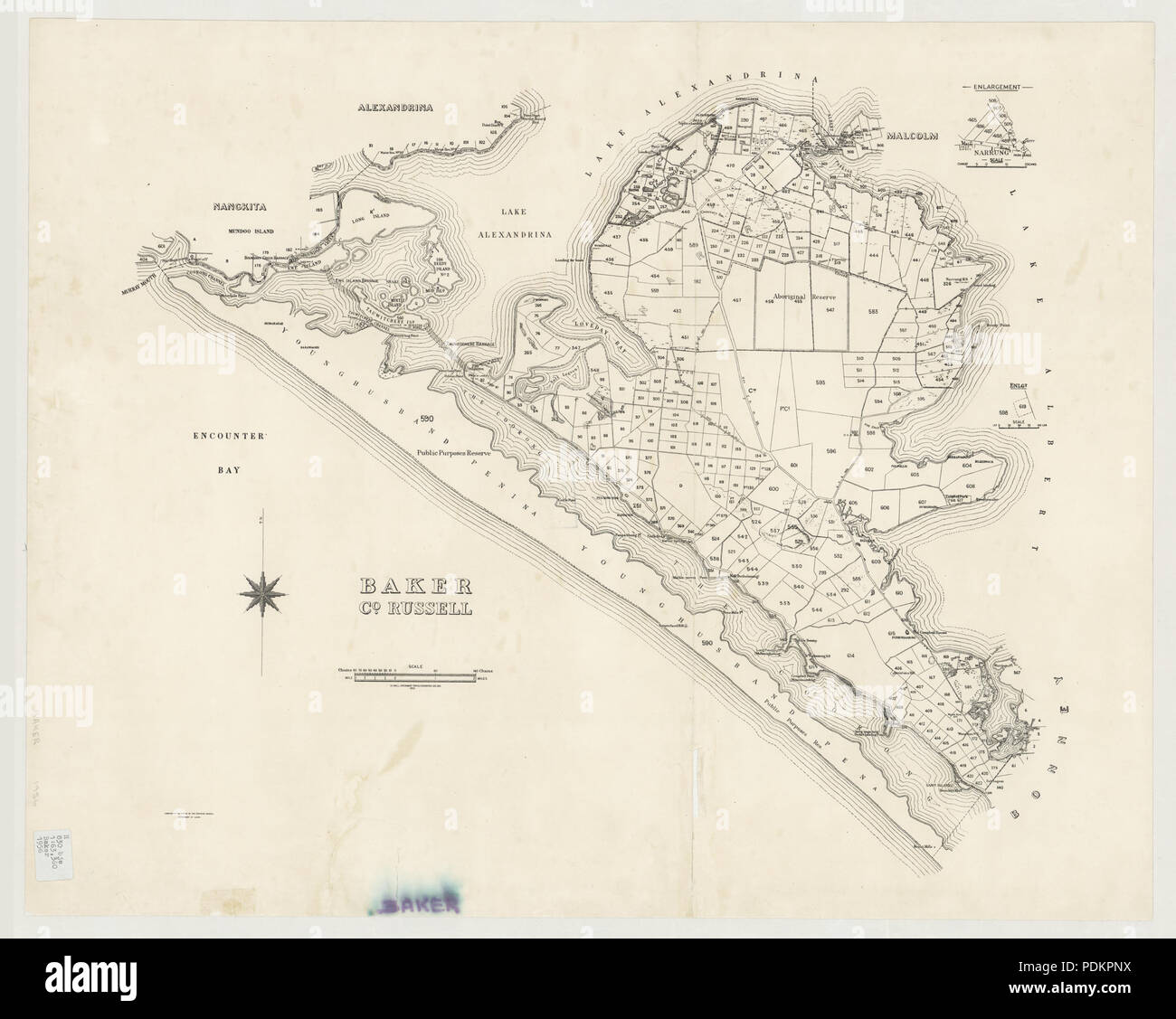 Map of baker hi-res stock photography and images - Alamy