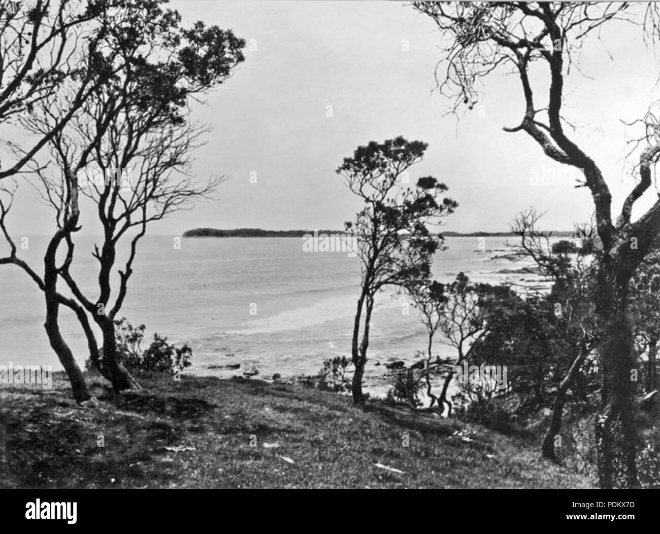100 Queensland State Archives 1117 Looking South from Alexandra Headland to Point Cartwright December 1930 Stock Photo