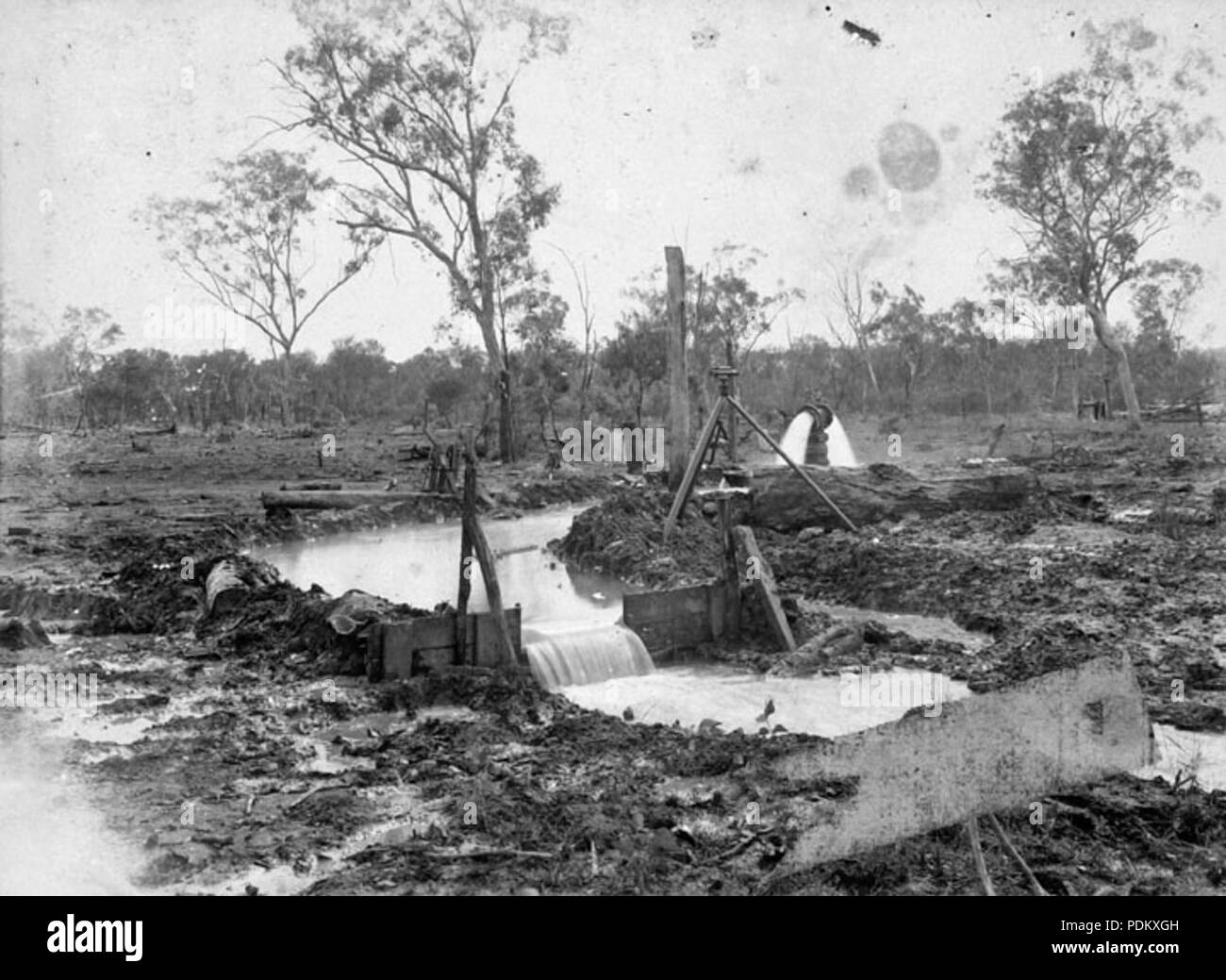 110 Queensland State Archives 3260 Tatala Bore No 2 c 1910 Stock Photo