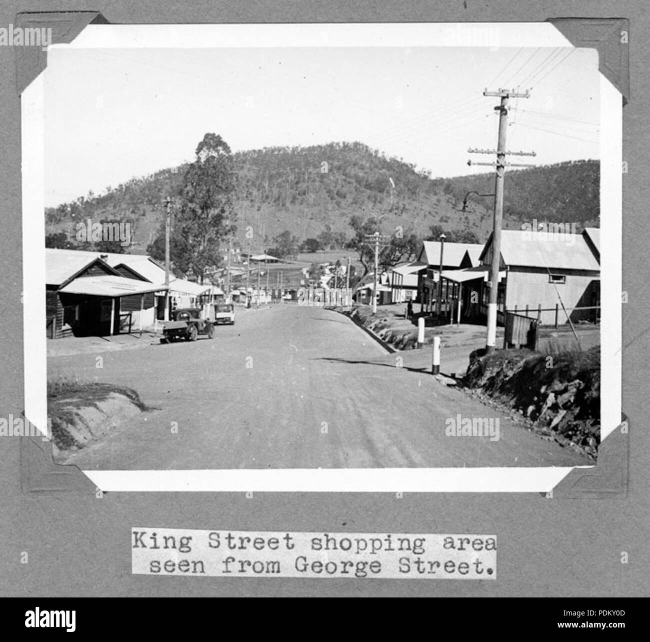 116 Queensland State Archives 4555 King Street shopping area seen from George Street Stanley River Township c 1936 Stock Photo