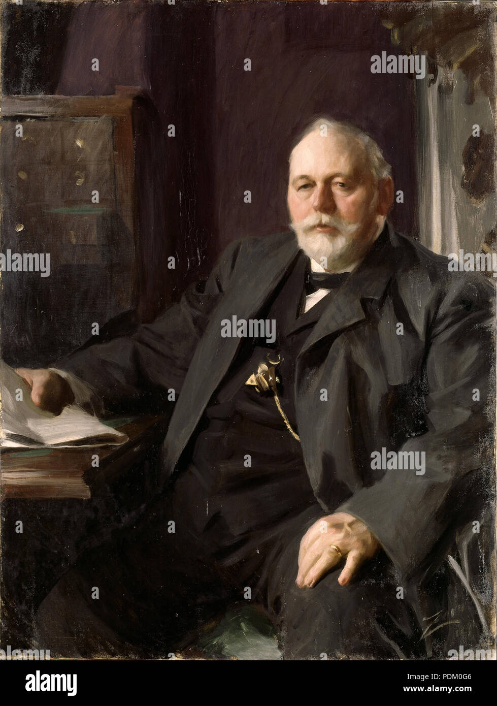 25 Mr Frans R. Heiss (Anders Zorn) - Nationalmuseum - 19727 Stock Photo