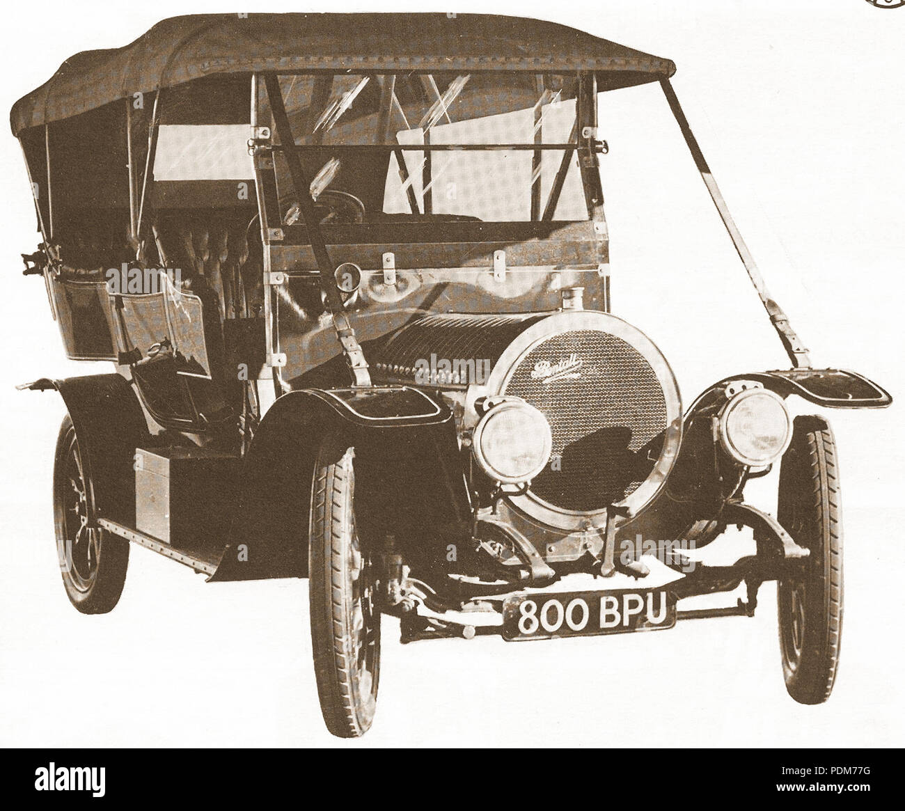 224 MHV Bentall 16-20 hp Tourer 1908 Stock Photo