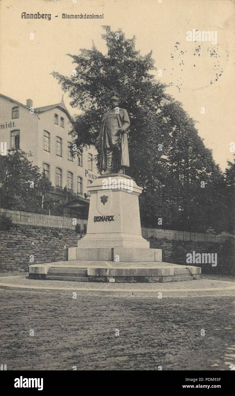 Annaberg Buchholz Sachsen Bismarckdenkmal Zeno Ansichtskarten Stock 