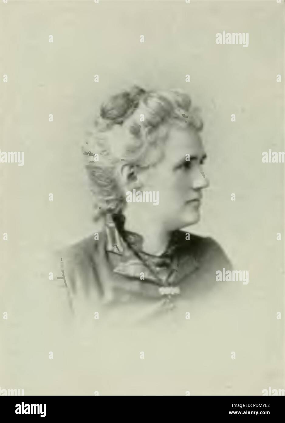 ANNE EUGENIA FELICIA MORGAN A woman of the century (page 530 crop). Stock Photo