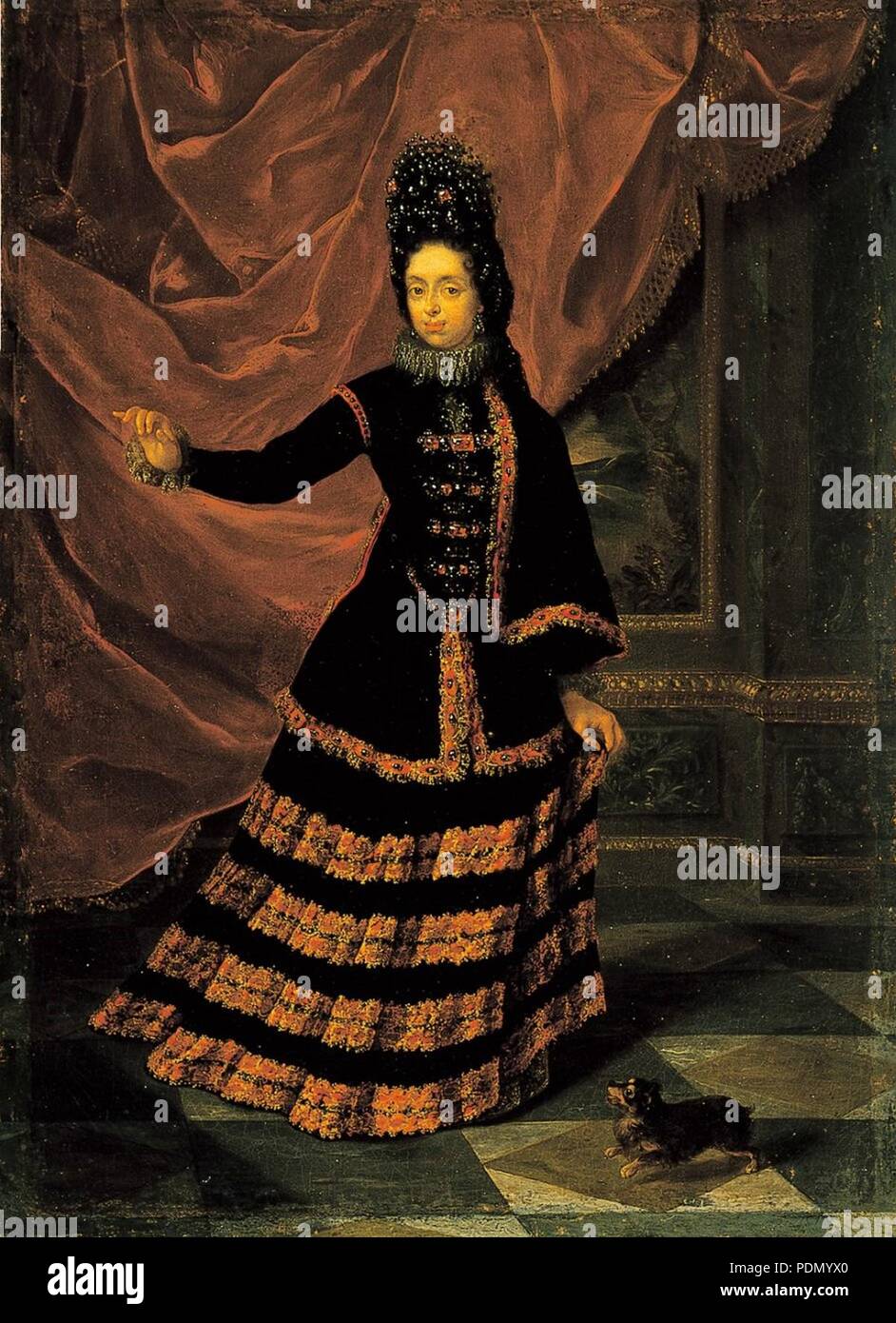 ANNE MARIE LOUISE DE MEDICI ELECTRICE DU PALATINAT NEUBOURG Stock Photo