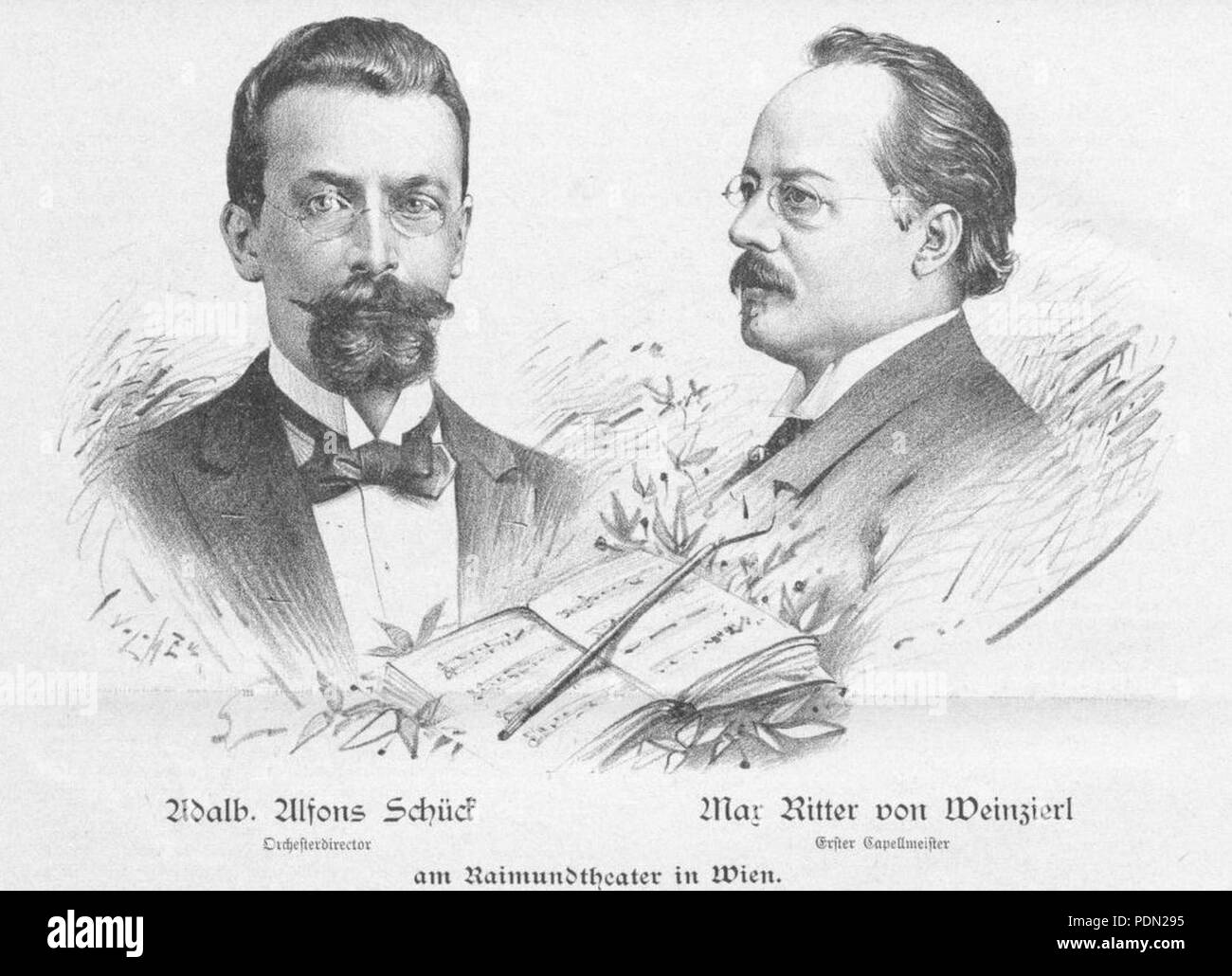ANNO 1893 Adalbert Alfons Schück Max von Weinzierl Stock Photo Alamy