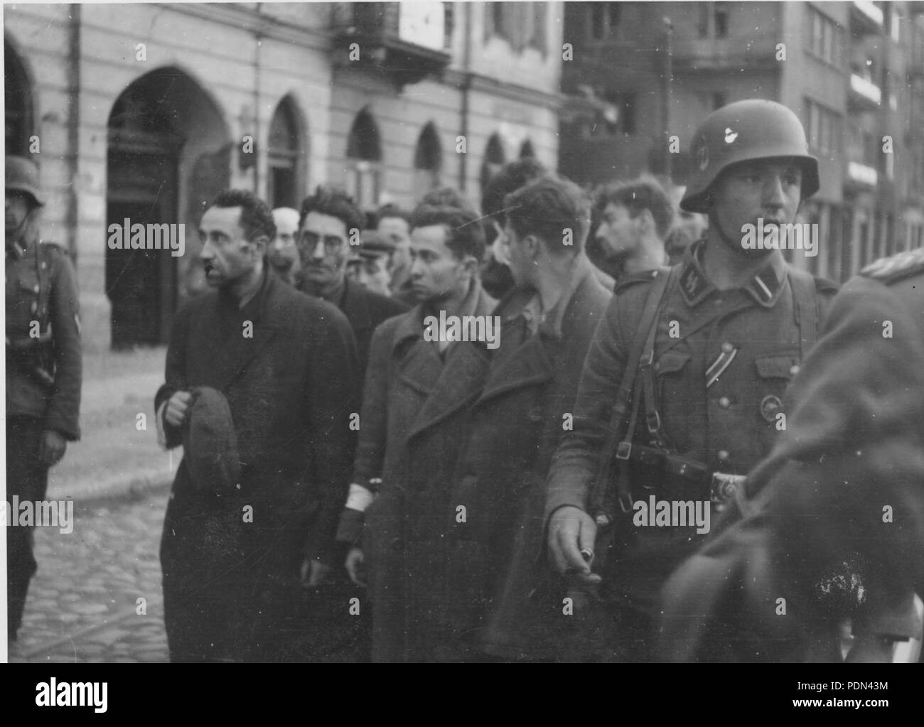 Stroop Report 2/4 Record Group 038 United States Counsel for the Prosecution of Axis Criminality; United States Exhibits, 1933-46 HMS Asset Id: HF1-88454435 ReDiscovery Number: 06315 347 Stroop Report - Warsaw Ghetto Uprising - NARA24 Stock Photo