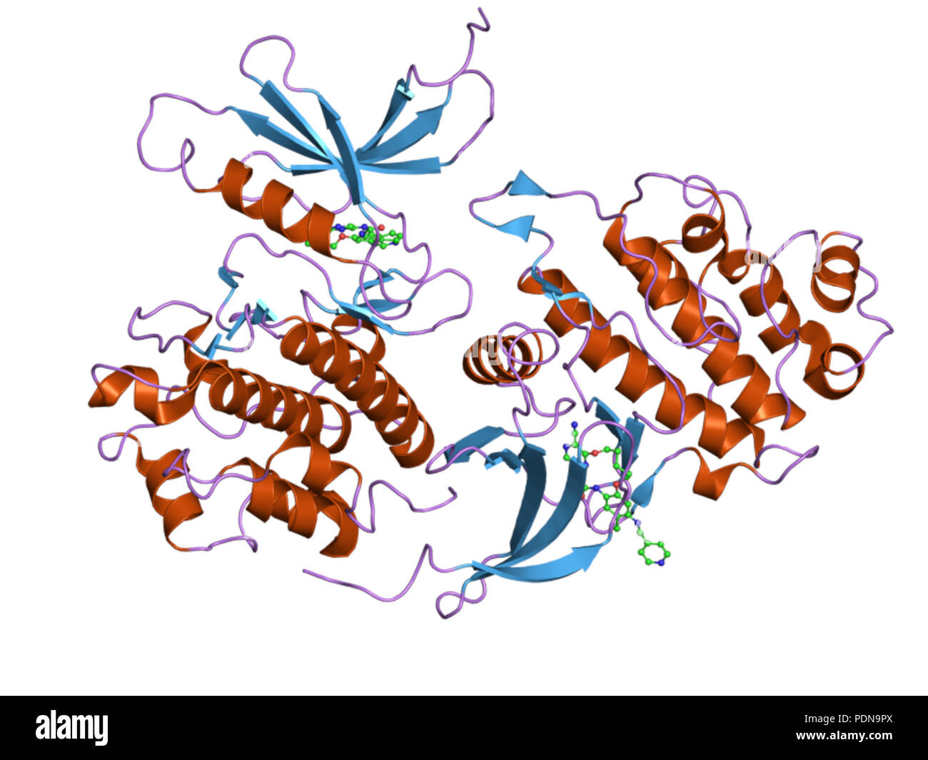 180 PDB 2e9v EBI Stock Photo