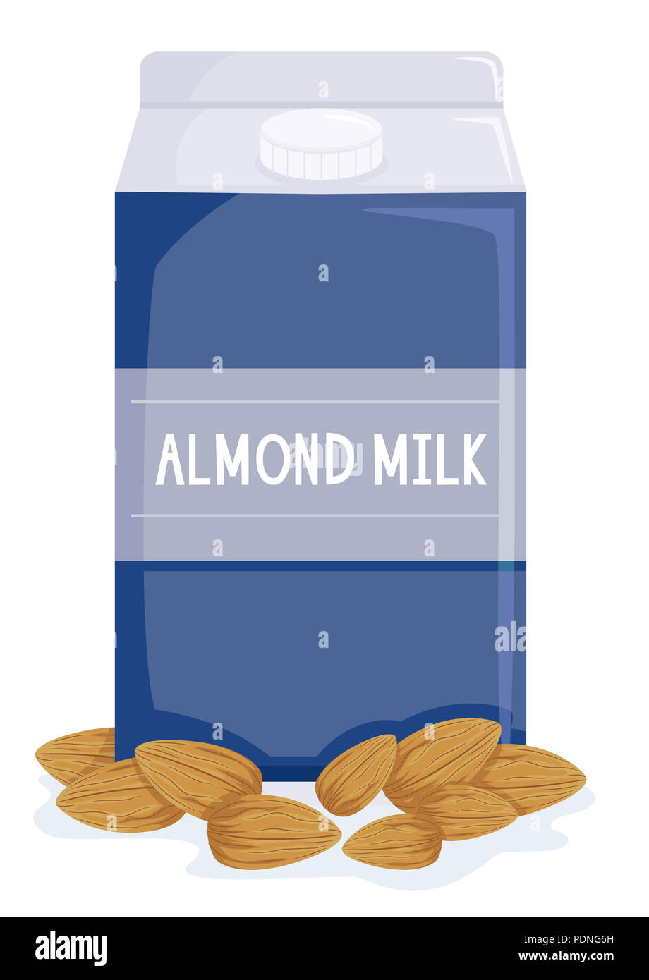 Almond milk carton hi-res stock photography and images - Alamy