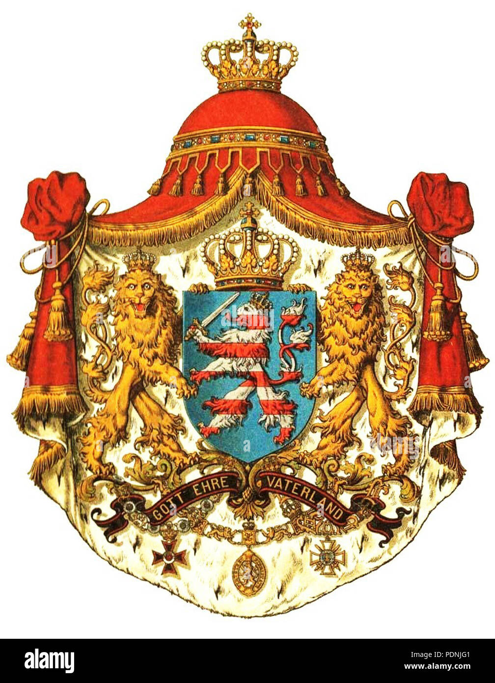 GHzgt Hessen Wappen coat of arms Stock Photo - Alamy