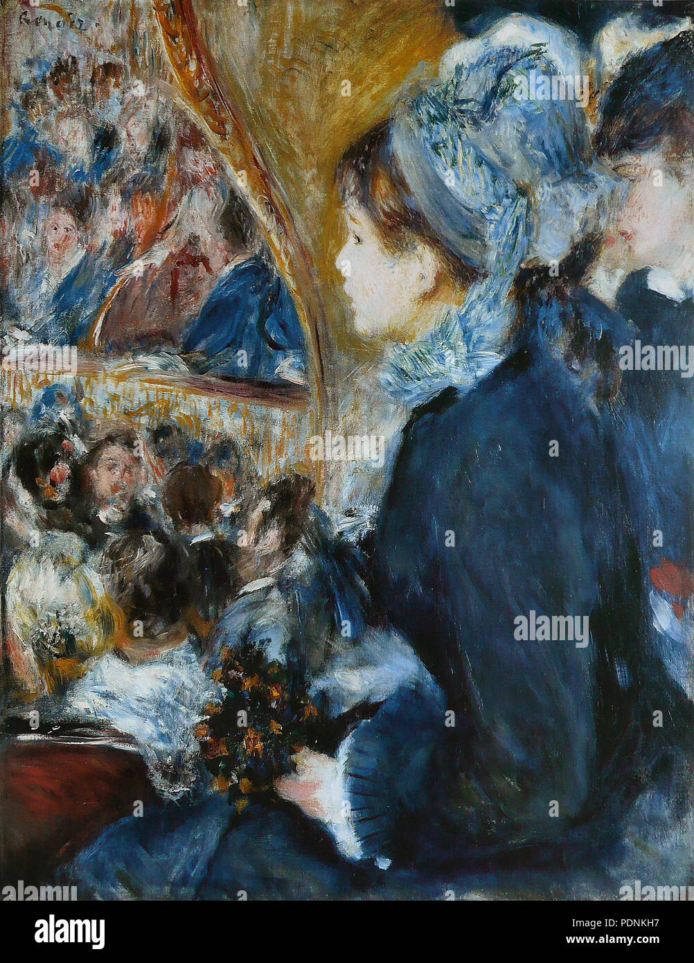 28 Pierre-Auguste Renoir - La Première Sortie Stock Photo