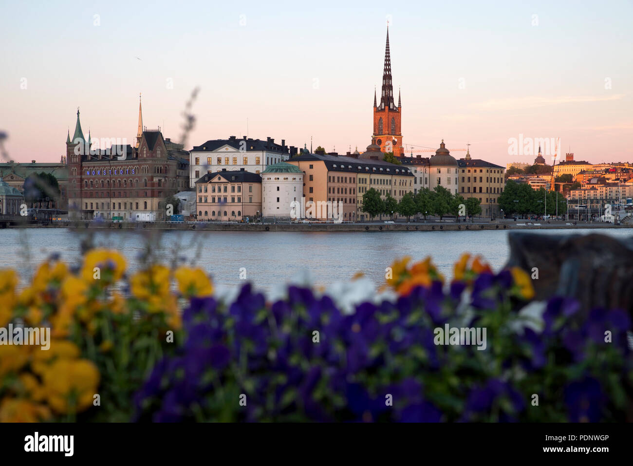 Stockholm sunset skyline hi-res stock photography and images - Alamy